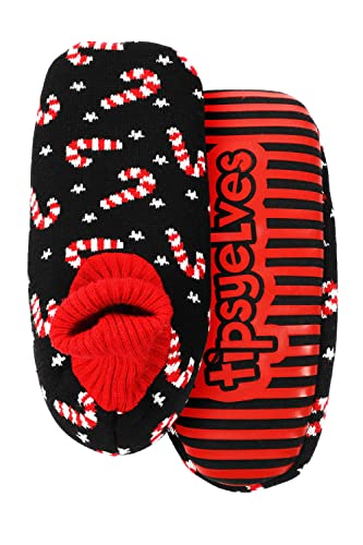 Tipsy Elves Unisex Ugly Christmas Sweater Inspired Fuzzy Slipper Socks for Adults