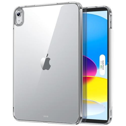 Image of ESR for iPad (A16) 11th /10th Generation Case(2025 /2022), Thin and Lightweight, Yellowing Resistant, Hard Acrylic Back, Air-Guard Corners, Flexible Frame, Classic Hybrid Back Cover, Black Clear