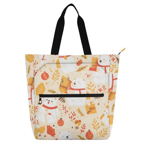 Bolsa de mano de oso de dibujos animados ideal como regalo de Navidad para niñas