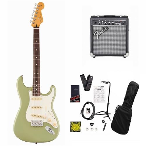 フェンダーPlayer II Stratocaster Rosewood FB Birch Green フェンダー10Wアンプ付属エレキギター初心者12点セットR