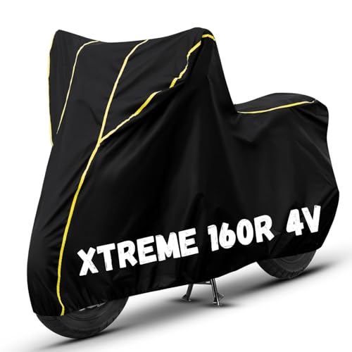 Image of Bike Cover for Xtreme 160R 4V 100% Waterproof, Dustproof & Scratch Resistant| Fully Bottom Elastic UV Resistant Heavy Duty Body Cover | All Weather Outdoor Use