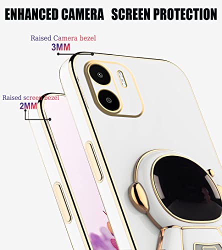 Coque Redmi A2 silicone souple antichoc blanche pour éviter les rayures