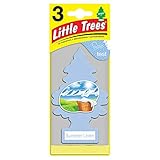 LITTLE TREES Car Air Freshener | Hanging Paper Tree for Home or Car | Summer Linen