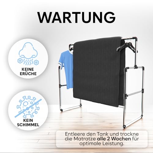 Adamson B10 kühlende Matratzenauflage – Twin 190x100 cm – 100% Baumwolle – Kühlmatte Bett für ruhigen, erholsamen Schlaf – Ideal für heiße Schläfer – Energiesparendes Design