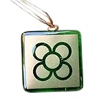  Colgante panot 2 Barcelona verde grande