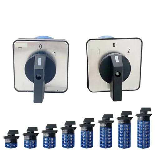 Commutateur rotatif LW26-32A avec contacts en argent durables