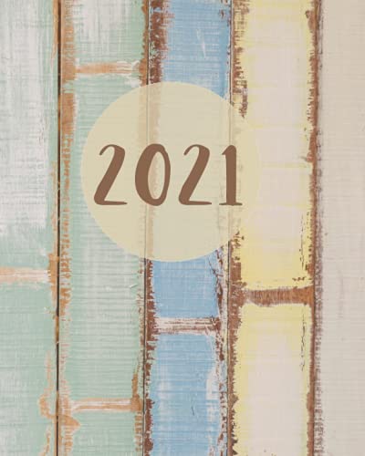 Agenda 2021: Gennaio- Dicembre 2021. Rubrica Giornaliera e Settimanale Formato 20x25 cm