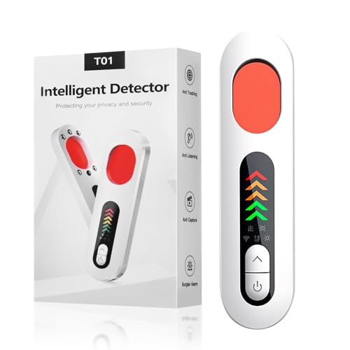 XINYUDAILY Detector de chinches y detector de cámara con 5 niveles de sensibilidad, localizador de rastreador GPS, detector de cámara oculta para hotel, oficina, apartamento y viajes