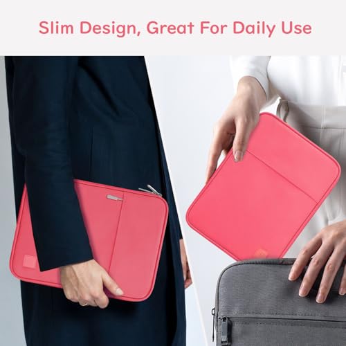 Dadanism 9-11" Tablet Sleeve Padded Carrying Case for iPad (A16) 11th Gen 11", iPad 10th Gen 10.9", iPad Air M4/Pro M5 11", iPad Air 5/4, iPad 9/8/7th Gen, Galaxy Tab A11+ Plus 11", Watermelon Pink by Dadanism - Image 7