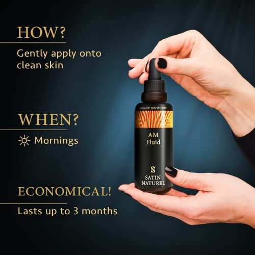 2-in-1 Organic Day Cream + Primer Makeup 50ml - Face Moisturiser for a Glowy Hydrated Skin Care before applying Makeup - Fill in Fine lines & Pores - Morning Face Care - Clean Beauty - Made in Germany - Image 5