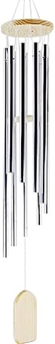 Miniatura 7 de MIFXIN Campanillas de viento exteriores de 9 tubos, campanillas de viento de metal, regalo conmemorativo, decoración interior al aire libre para