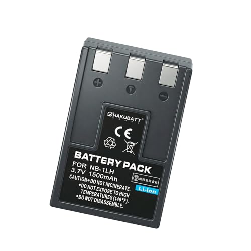 HAKUBATT �Ή� IXY DIGITAL 200 300 300a 500 320 400 450 �����\ �����o�b�e���[ NB-1LH 3.7V 1500mAh 2026CB