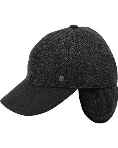 Casquette baseball Bugatti homme à chevrons et cache-oreilles intégrés
