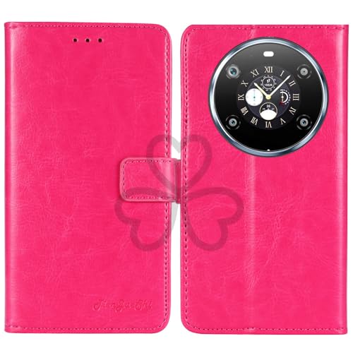 TienJueShi Rosa Book Stand Retro Flip Leather Protector Phone Wallet Gel Cover Etui TPU Silicone Case For FOSSIBOT F109S 4G 6.74