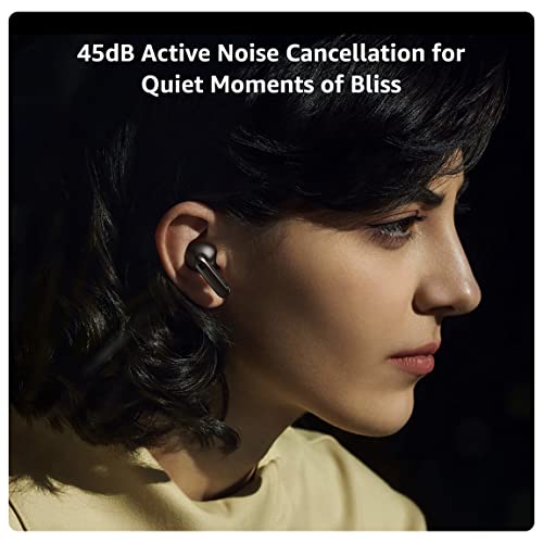 Image of Oppo Enco X2 with Active Noise Cancellation, Triple Mic for Better Calls, Coaxial Dual-Driver for Deep bass Bluetooth Headset (Black)