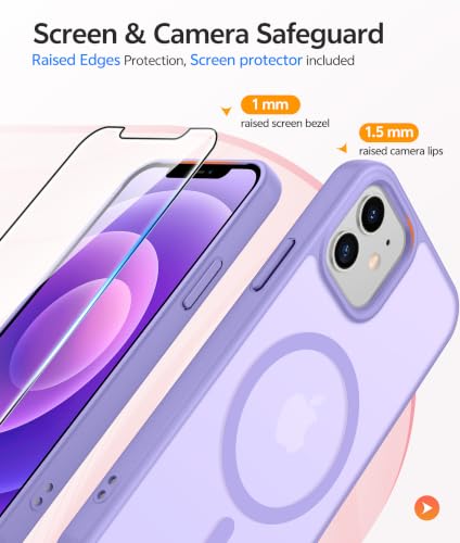 Image of FNTCASE for iPhone 12 / 12 Pro Case, with Screen Protector, Fit for Magsafe