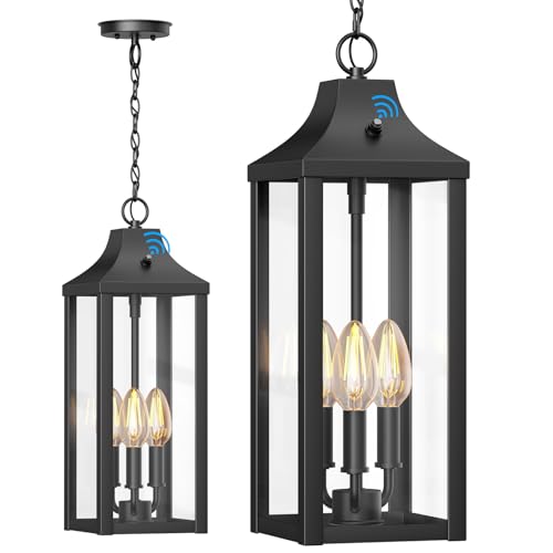 AIBISOD 3-Light Dusk to Dawn Outdoor Pendant