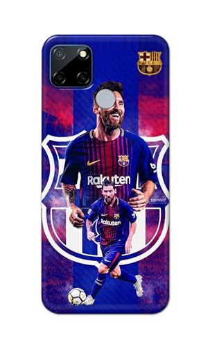 Image of Printed Hard Back Cover Case for Realme C12 Back Cover (Famous Football Player) -1111