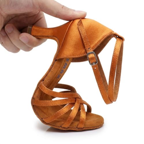 Image of MSMAX Women's Practice Ballroom Dancing Shoes Indoor Performance Latin Dance Shoes for Woman