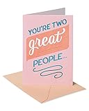 American Greetings Anniversary Card for Couple (Great People)
