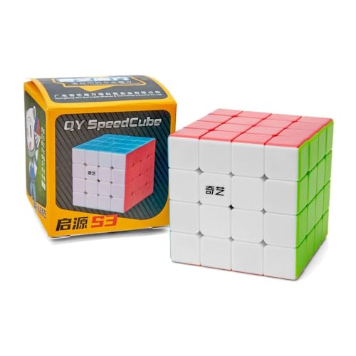 Logica Jeux - Cube Magique 4x4 Warrior sans Autocollants - Cube Professionnel - Speedcube Fluide et résistant - Idéal pour Les débutants et Les Experts -...