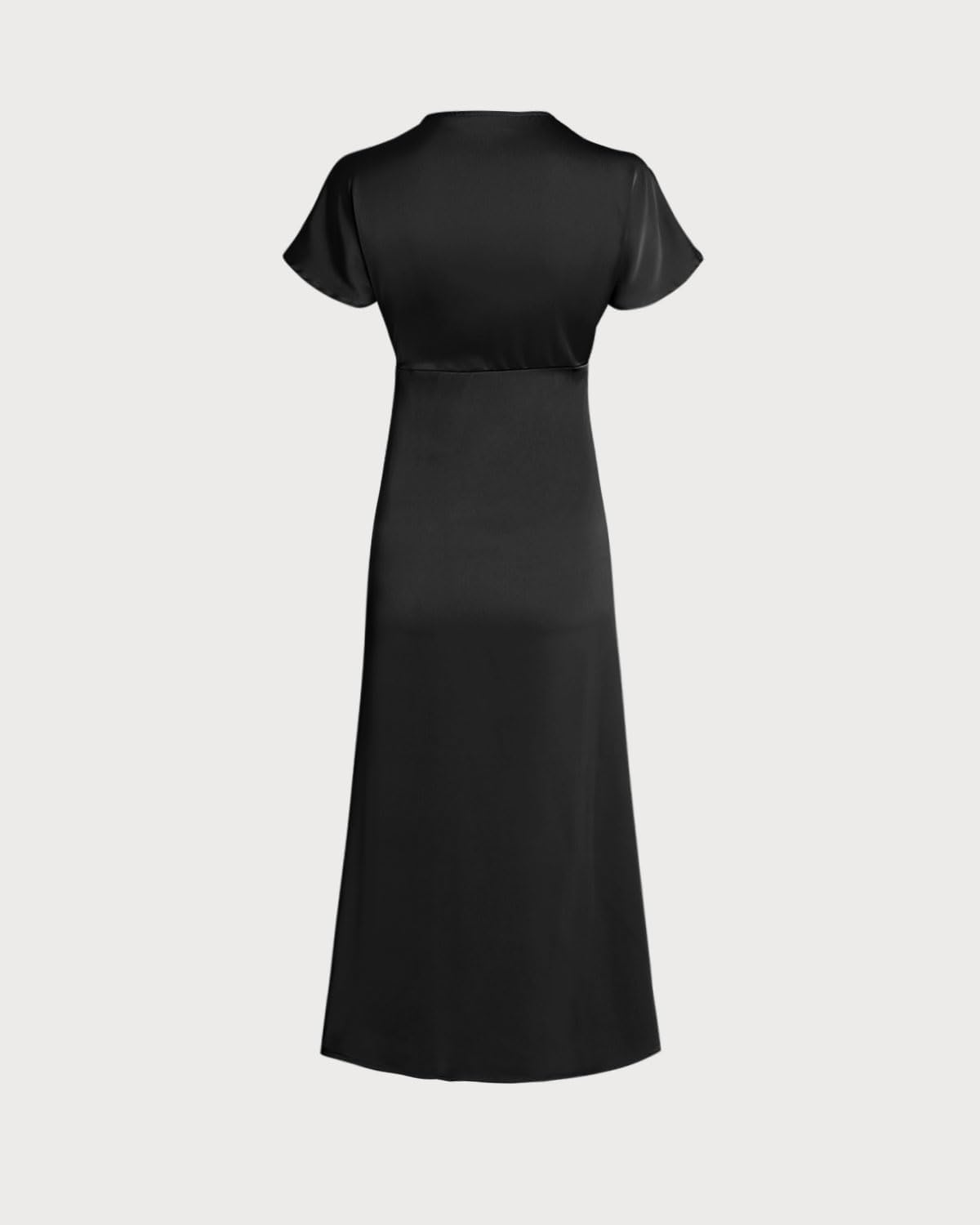 RIHOAS Women Midi Dresses V Neck Ruffled A-Line Dress Elegant Spring Fall Cocktail Dress Flowy Formal Party Gown Wedding - Image 7