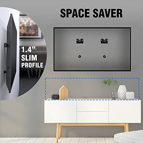 ELG, GENIUS, Suporte Fixo Universal de Parede Para TVs de 14” a 100”, Capacidade até 100 kg, Padrão
