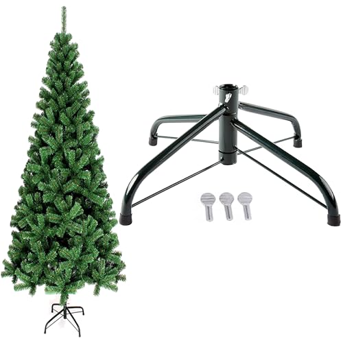 SUQ 40 cm Árvore de Natal suportes, suporte para árvore artificial verde de 120 cm - 180 cm ou árvores reais, base de árvore de metal extensível, para decoração de festa de Natal de Natal