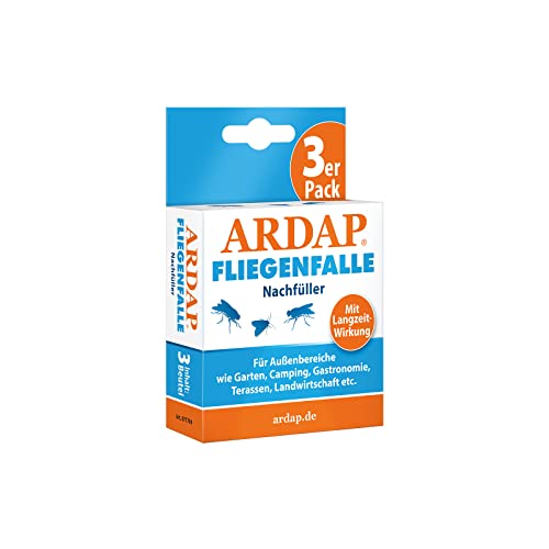 ARDAP Trappola per mosche per esterni, con effetto a lungo