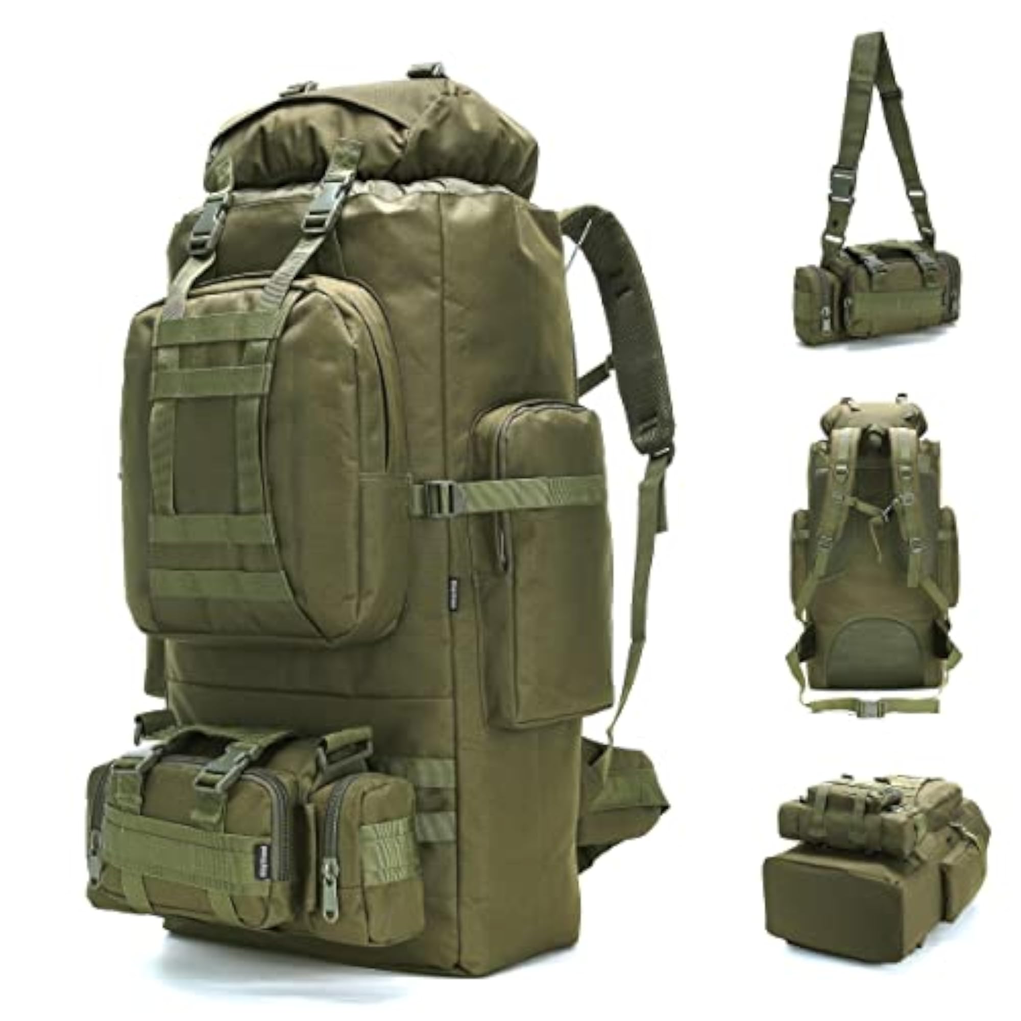 King'sGuard 100L Camping Hiking Backpack