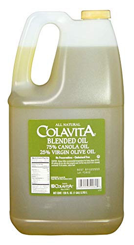 Colavita aceite mezcla Canola 75/25 oliva virgen 1 galón x6