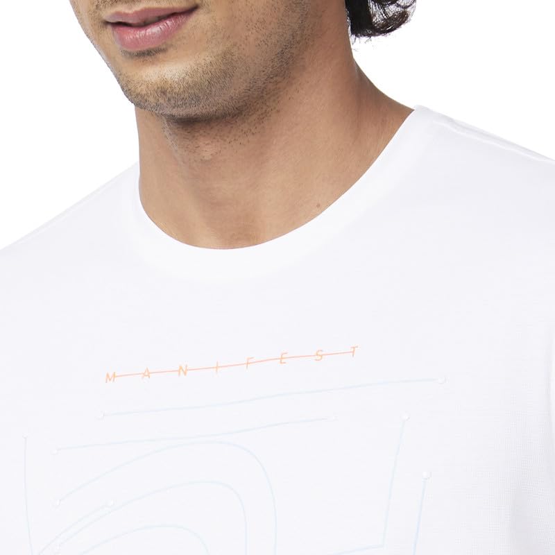 Image of Spykar Men's Slim Fit Round Neck Half Sleeve Printed Casual T-Shirt