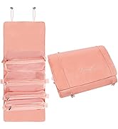 Cnzodiac Small Makeup Bag for Women - Portable Cosmetic Bag for Travel Toiletry Bag Organizer, Ro...