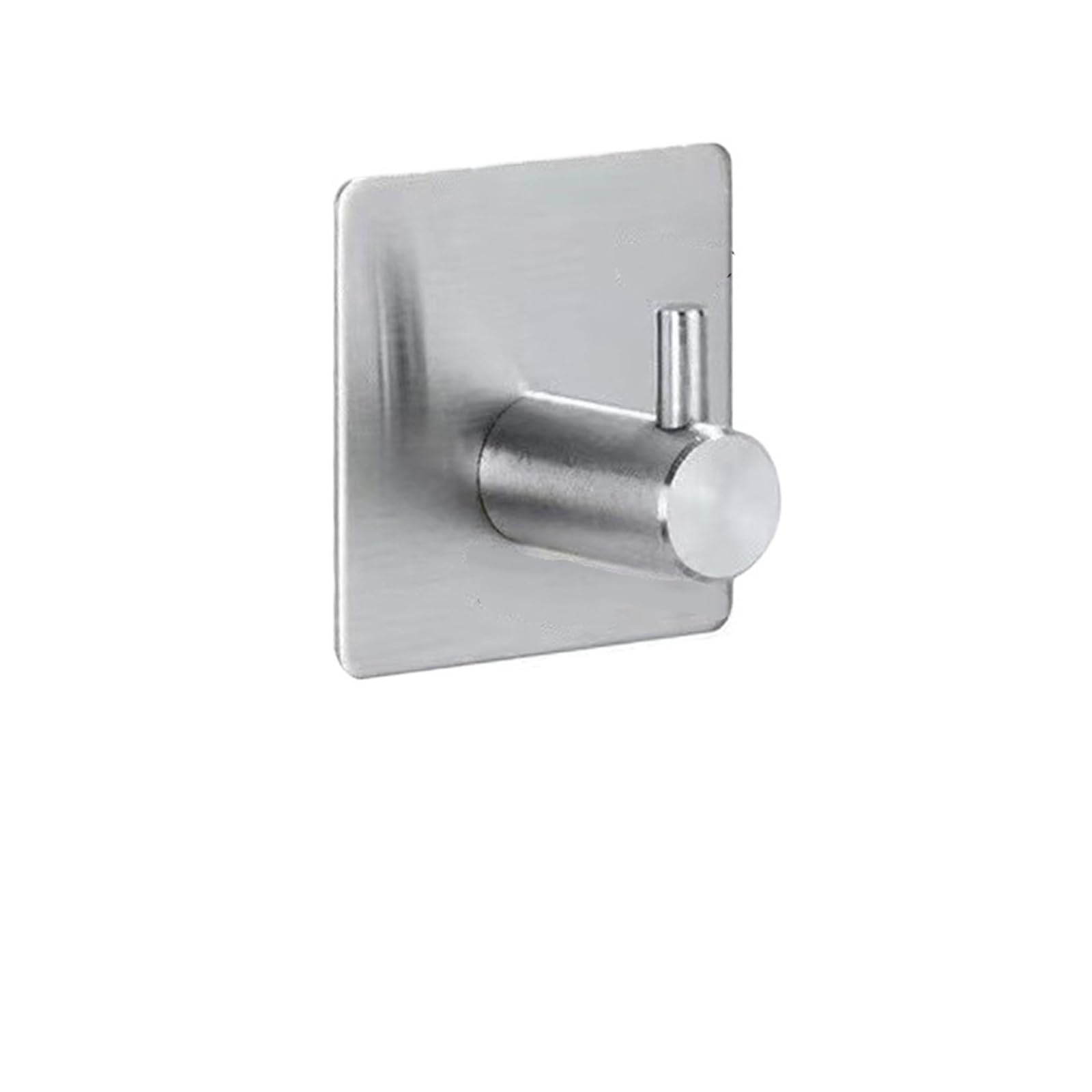 Gancho Adhesivo Fuerte for Pared, Colgador de Ropa, Gancho for Bata de Ducha, Ganchos for Toallas de baño y Cocina, 1/2/4/6 Uds.(Silver,3pcs)