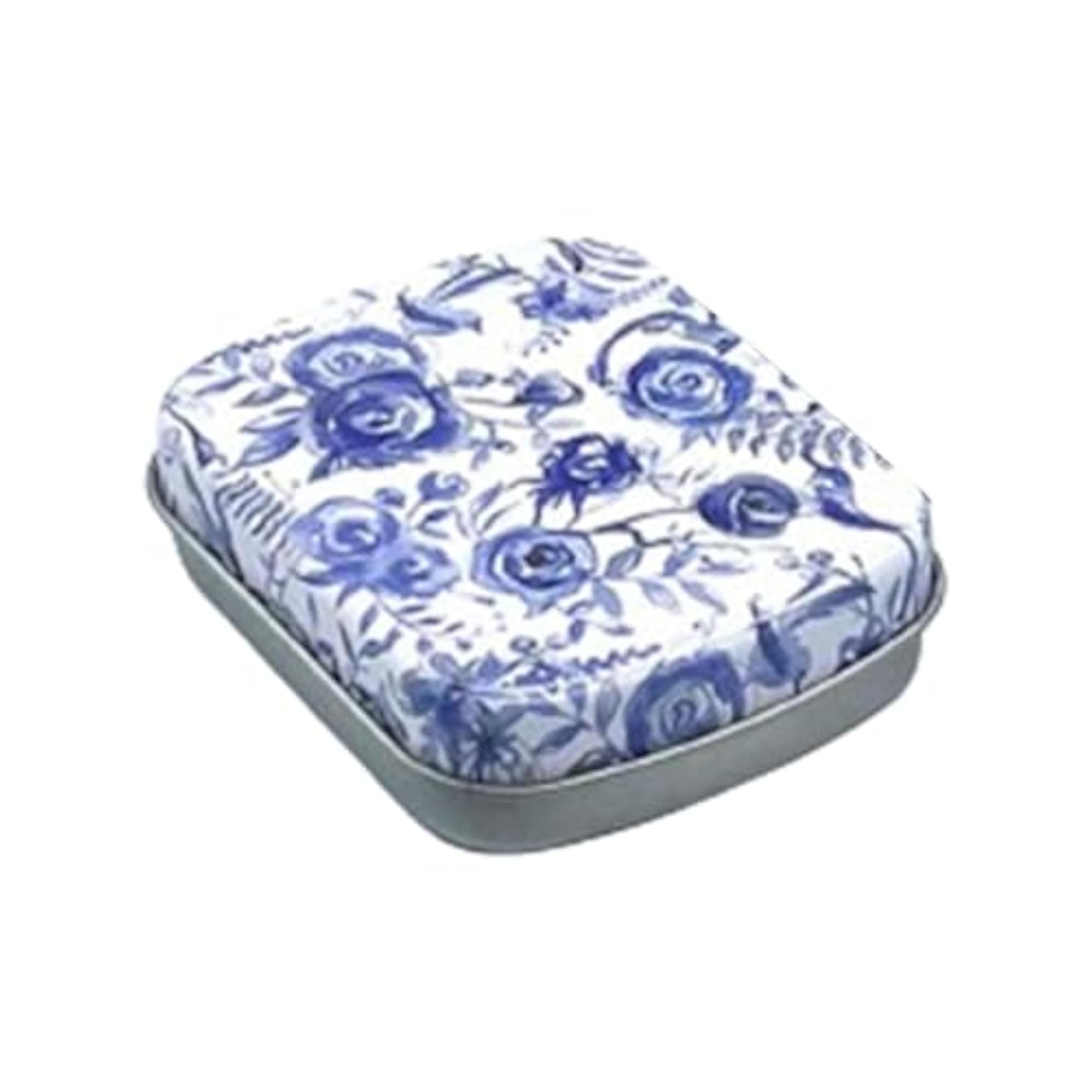 3x Small Tin Box with Lid for Earring Jewelry Storage