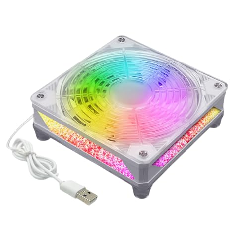Ventilador de refrigeración de 120mm y 5V para radiadores de CPU y chasis de ordenador con LED