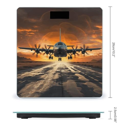 Báscula digital precisa con plataforma 10.2x10.2 in y pantalla LCD grande miniatura 2