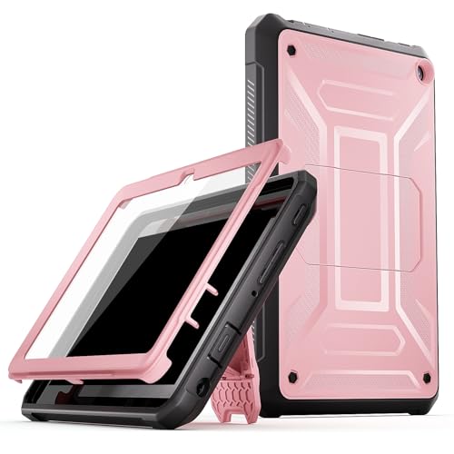 Coque intégrale rose avec protecteur d'écran et béquille TrendGate