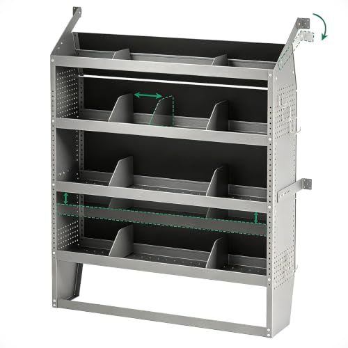 Yunphia 4-Tier Heavy Duty Van Shelving