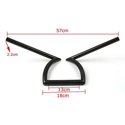 Areyourshop Barras de arraste para guidão de motocicleta de 7/8