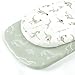 Stretch Ultra Soft Fitted Bassinet Sheet Set 2 Pack, Universal Fit for Bassinets Baby Cradle Moses Basket Oval Rectangle Mattress Safe and Snug, Dinosaur