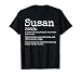 Susan Name Definition T-Shirt