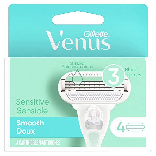 Gillette Venus Smooth Sensitive Women's Razor Blades - 4 Refills
