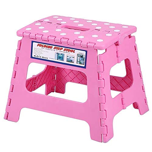 SVK Dream Premium Foldable Step Table Stool with Handle for Kids & Adult, Kitchen Garden Bathroom Stepping Stool Portable Stool Holds Up to 100 KG 1pc