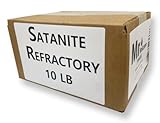 Mr Volcano Refractory Satanite 10 Pounds for Ceramic Blanket Lining 3200 Degree Mortar