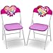 Delta Children 4-Piece Kids Furniture Set (Storage Table with 2 Chairs & Fabric Toy Box) - Ideal for Arts & Crafts, Snack Time, Homeschooling, Homework & More, Disney Princess