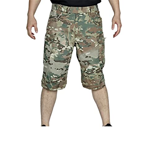 Short cargo de randonnée urbain homme en toile Ripstop robuste style décontracté - 7