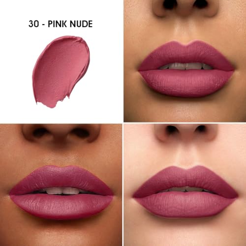 Image of Colors Queen Color Stay Matte Lipstick | Highly Pigmented with Smooth One Swipe Application | Ultra Matte Finish | Smudge Proof & Waterproof | Long Lasting Lipstick for Women (Pink Nude, 2.1 g (Pack of 1)) | Long Lasting