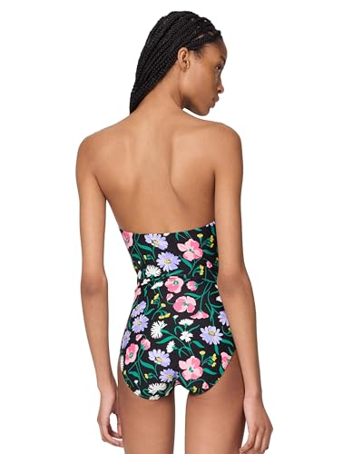 kate spade new york Women's Spring Bouquet Bandeau One Piece3