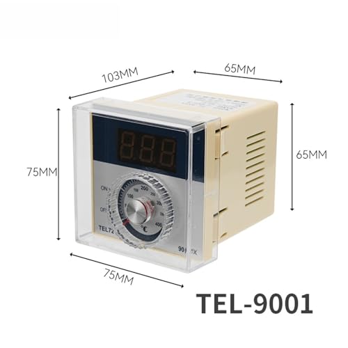 Thermostat à pointeur numérique TED-2001 Régulateur de Température Haute Précision 400°C Type E